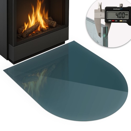 Glass stove floor - stove, protector