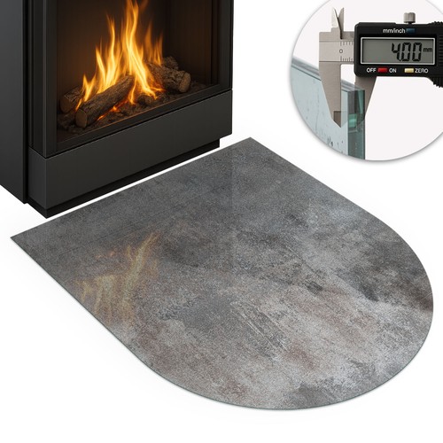 Toughened glass hearth - glass,