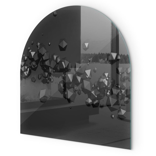 Glass hearth plate protector - glass,