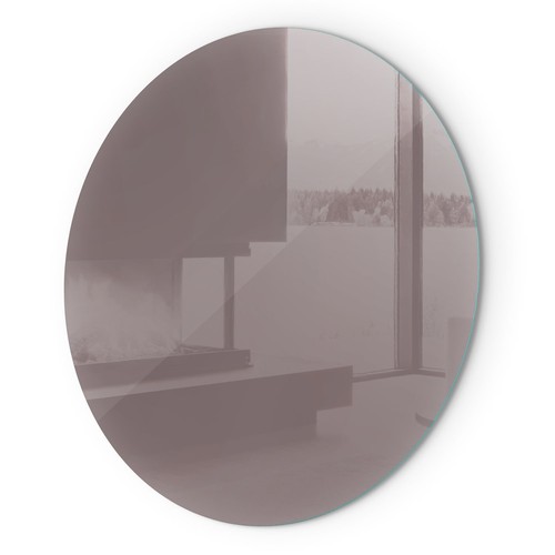Luxury glass hearth plate - hearth,