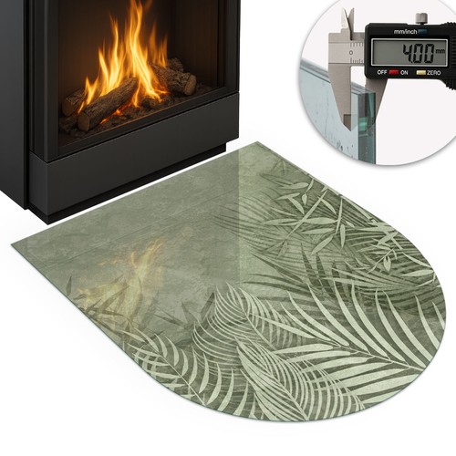 Glass hearth protector for - glass,