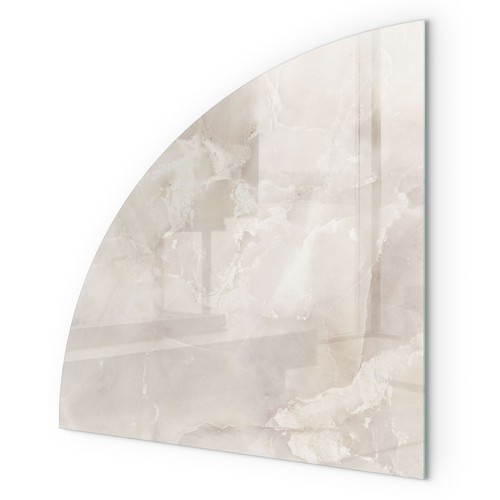 Fireproof glass hearth plate - glass,