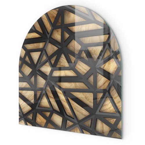 Non slip glass - hearth, plate