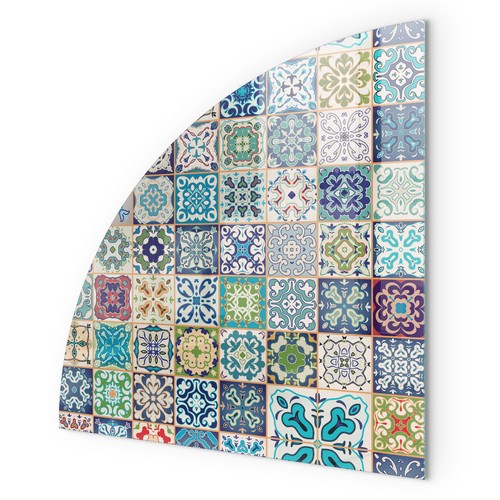 Glass hearth plate - hearth,