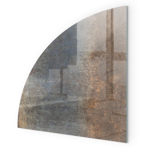 Glass hearth plate protector - hearth,