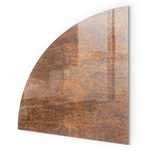 Premium glass hearth plate - glass,