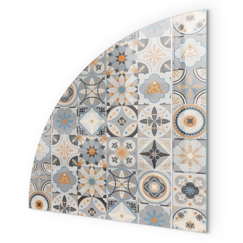 Glass hearth plate protector - glass,