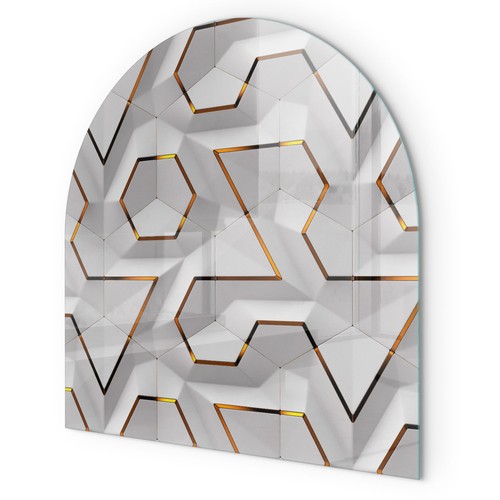 Glass hearth plate protector - glass,