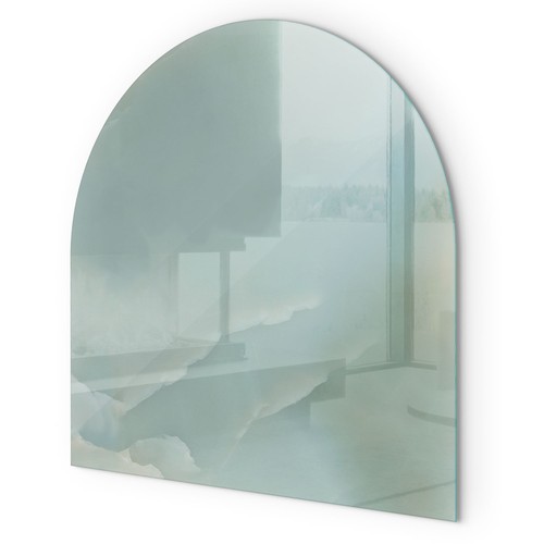 Glass hearth plate protector - glass,