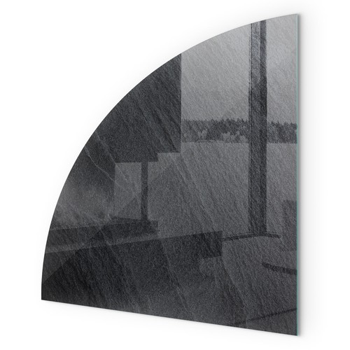 Glass hearth plate protector - hearth,