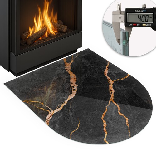 Decorative hearth protector - decorative,